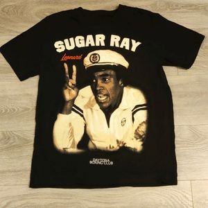 Sugar Ray Leonard Black Tee